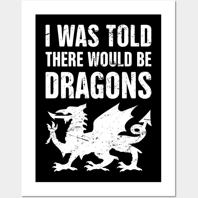 Dragons | Funny Renaissance Festival Costume Wall Art by MeatMan